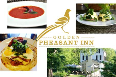 Summer brunch at the Golden Pheasant Inn