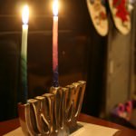 1st night of Hanukkah; photo by Flickr