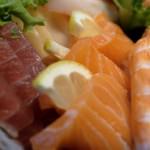 Tuna & Salmon Sashimi at Kira; photo by Emily Trostle