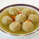 Matzoh balls with soup; iStock