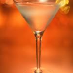 Martini with Lemon Twist; iStock