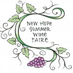 New Hope Summer Wine Faire; illustration by Lisabeth Weber