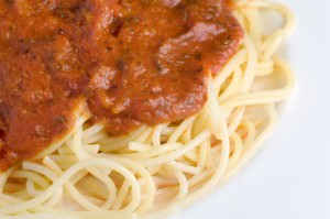 Spaghetti and Tomato Sauce, iStock