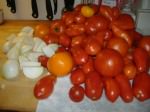 Getting ready to make sauce–by R. Baringer
