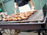 Grilled chicken; photo by L. Goldman