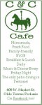 C&C cafe bookmark advert_2