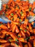 Orange peppers from Blooming Glen