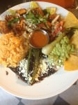 Carnitas de puerco with gucamole ad pico de gallo_Tacos Cancun