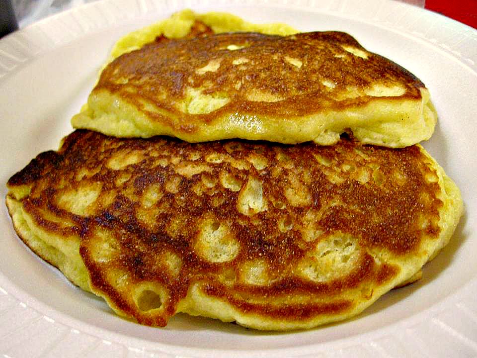 Cornbread pancakes at Hickory Kitchen_edit
