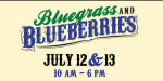 bluegrass and blueberries peddler’s village_logo