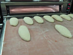 bread waiting to go into oven