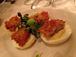 Hamilton’s Deep Fried Oysters with Deviled Eggs_photo credit Lynne Goldman