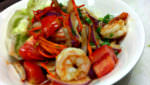 Thai tida shrimp dish; photo courtesy of Thai Tida