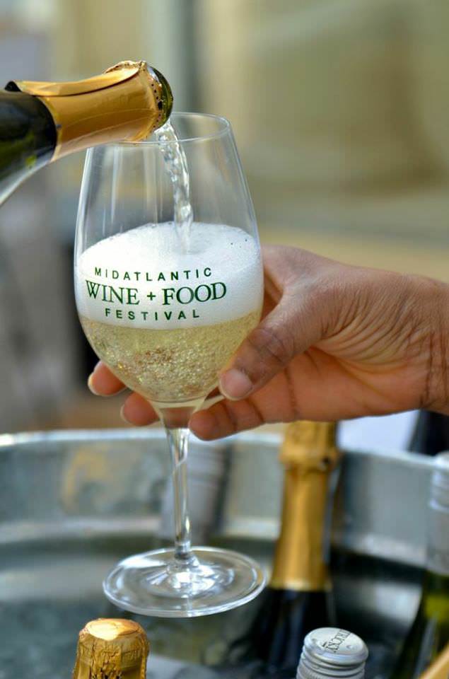 Mid Atlantic Food & Wine Festival_sparkling wine glass