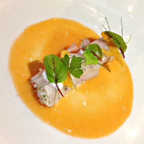 Crab and radish roll_Stockton Inn