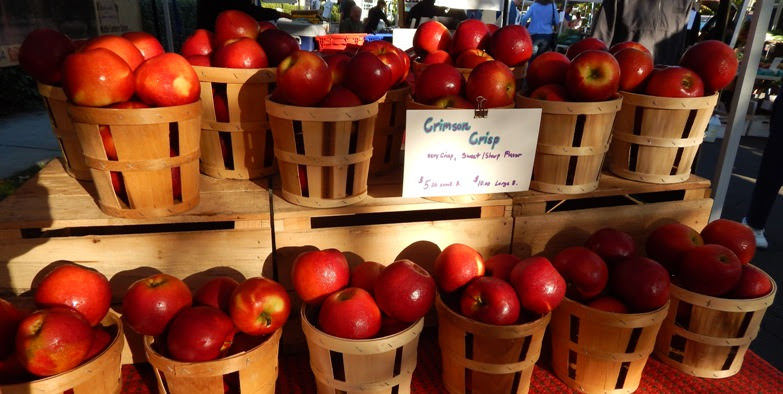 Crimson Crisp Apples, Doylestown Farmer's Market