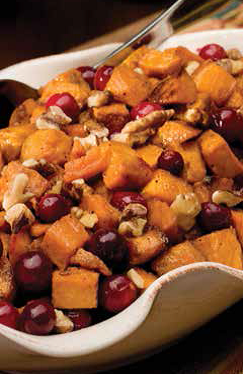 Apple Cider & Maple Glazed Sweet Potato