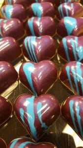 Cassis and Port Wine heart truffles_photo courtesy Dolce Patisserie