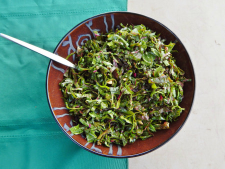 Recipes for the season: Swiss Chard with Pine Nuts and Raisins