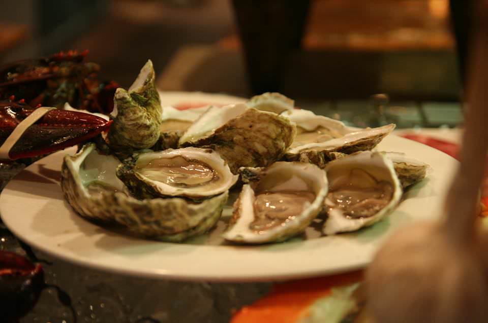 Oysters, Hamilton's Grill Room