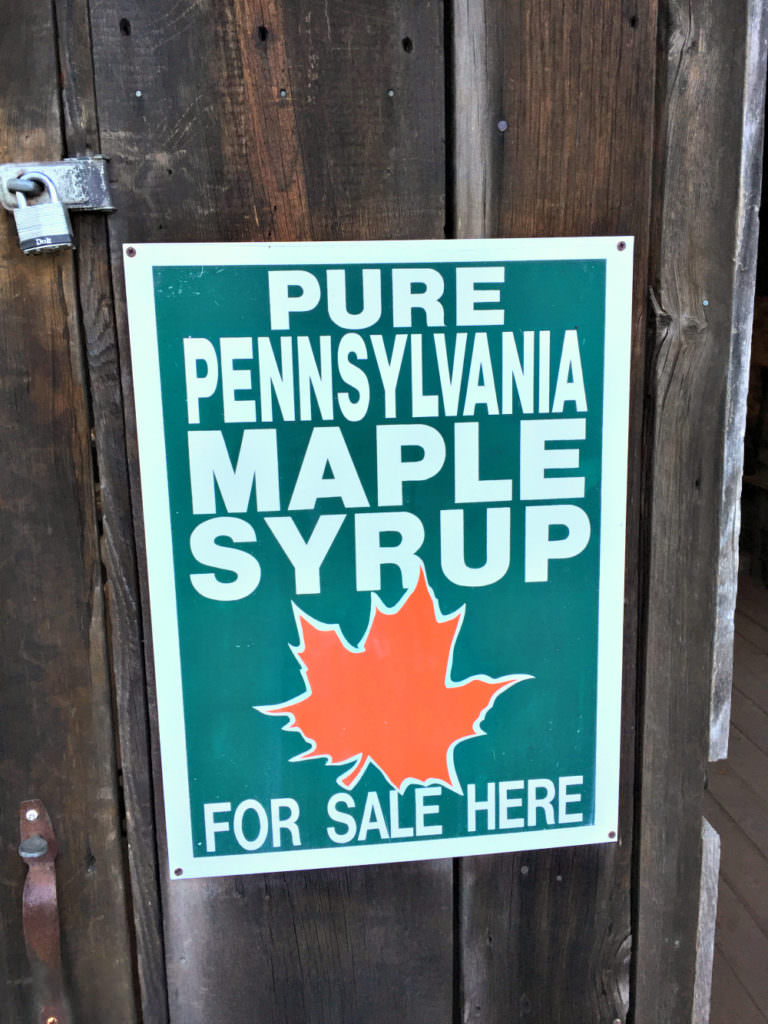 Bucks County maple syrup!