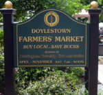 doylestown farmers market sign