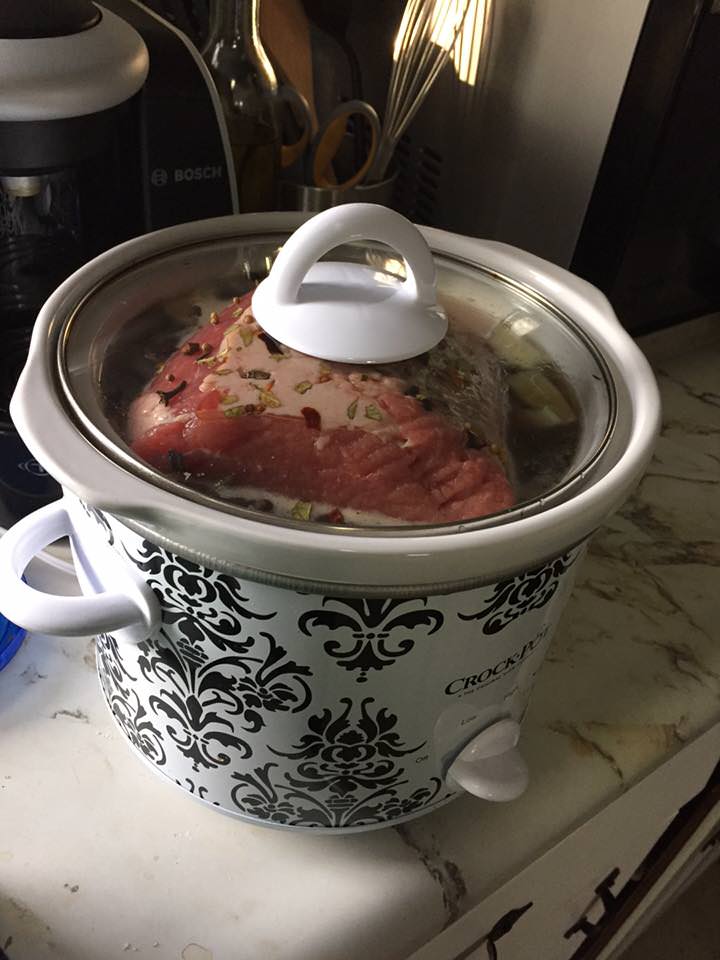 crockpot stuffed with corned beef