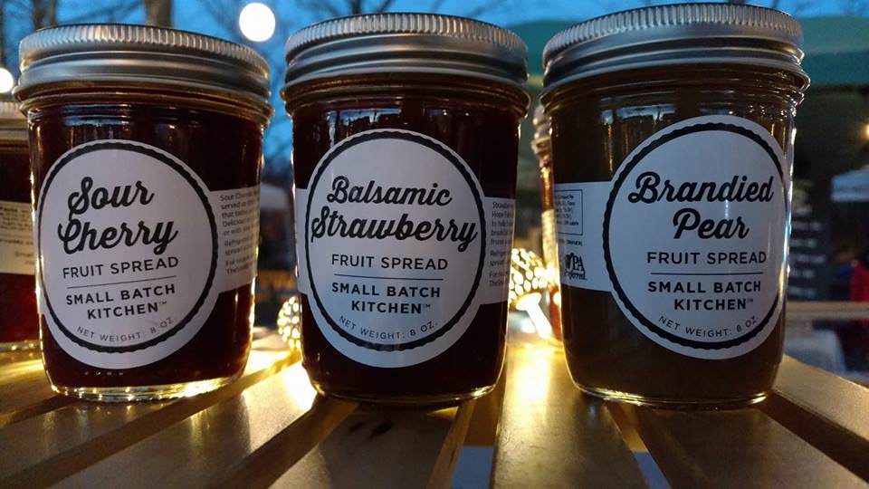 Jams and spreads from Small Batch Kitchen