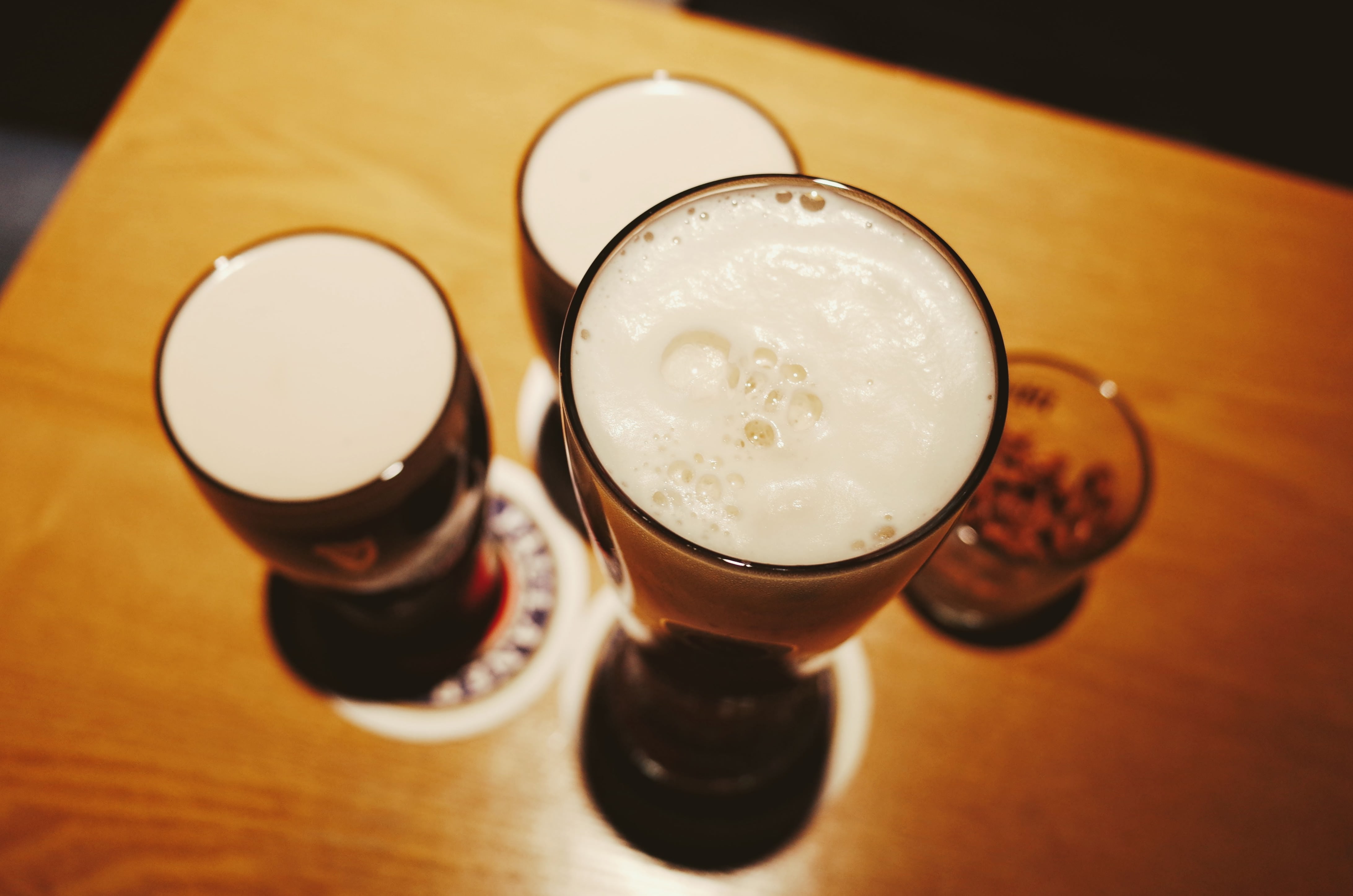 Beer with foam on top from Pexels
