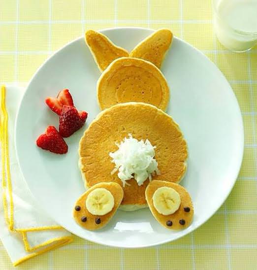 Bunny pancakes