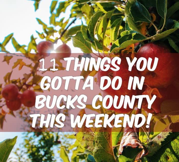 11 things you gotta do in Bucks this weekend (Sept 28 – Oct 1)
