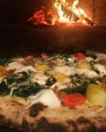 Liberty Hall Pizza_broccoli rabe_fennel sausage_brick oven