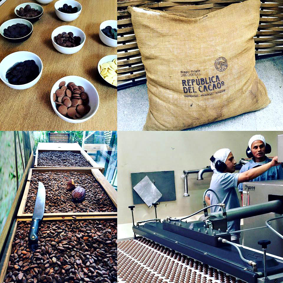 Republica del Cacao processing facility. Photo courtesy Pierre's Chocolates.