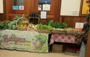 Snipes Farm at Indoor Yardley Farmers Market; Photo credit: Indoor Yardley Farmers Market Facebook page