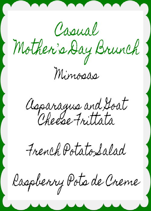 Casual Mother's Day Brunch by Martine Bertin-Peterson