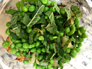 Pea and Mint Salad; photo credit Martine Bertin-Peterson